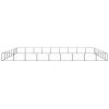 Dog Kennel Black 678.1 ftÂ² Steel - Black