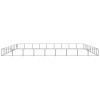 Dog Kennel Black 871.9 ftÂ² Steel - Black
