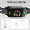 Colour Screen Rechargeable Dog Training Device Bark Collar - Black - Style B