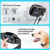 Colour Screen Rechargeable Dog Training Device Bark Collar - Black - Style B